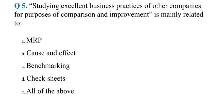 Q 3. 4. In Quality Management, scrap, and repair