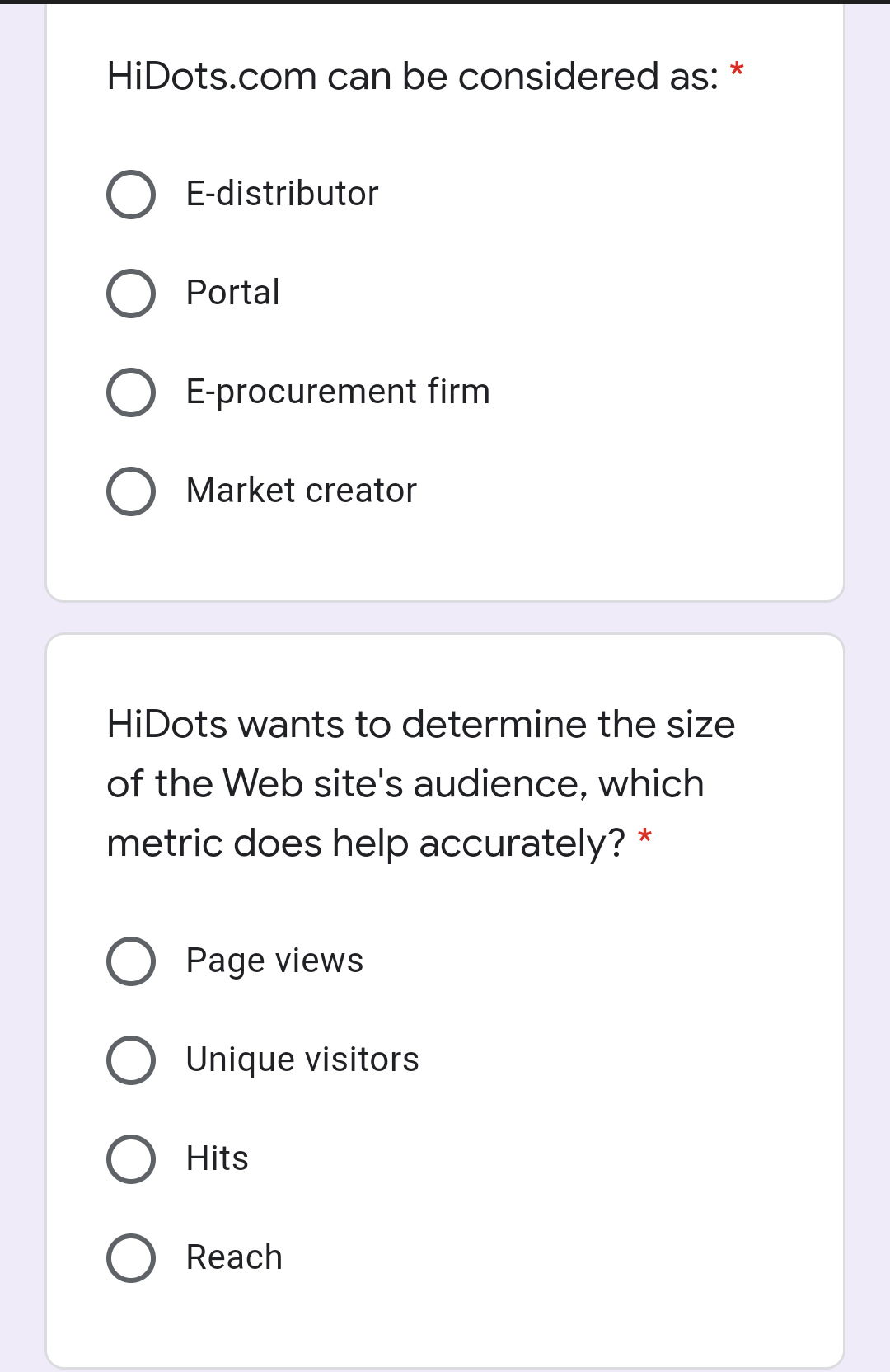 Case Study (3 Questions) HiDots.com is a former
