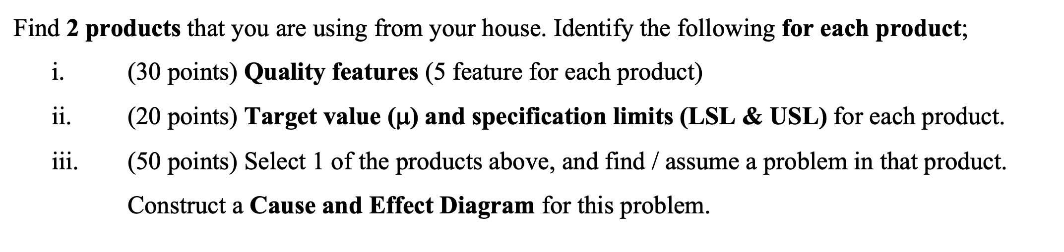 Find 2 products that you are using from your