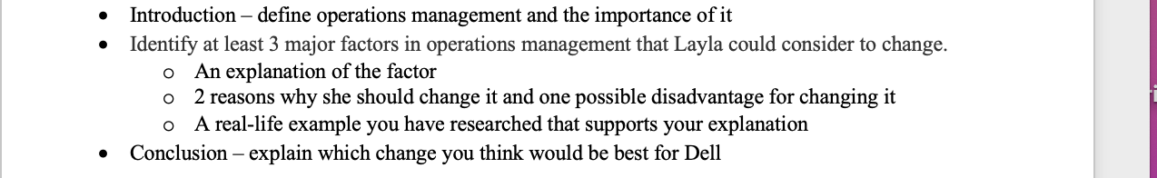 . O Introduction - define operations management