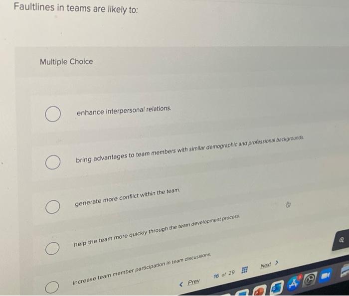 Faultlines in teams are likely to: Multiple