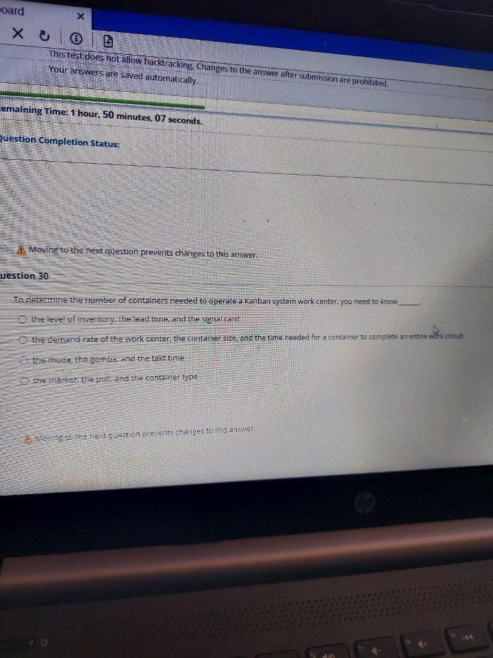 hoard This test does not allow backtracking.
