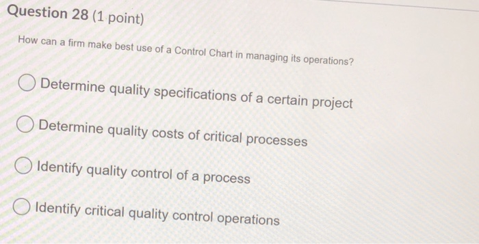 answer this wuestion plz Question 28 (1 point)