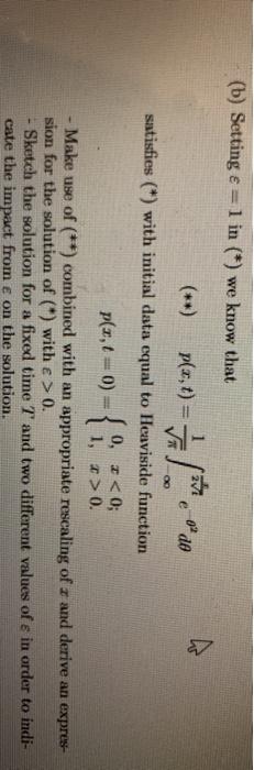(b) Setting e = 1 in (*) we know that W p(s, t) =