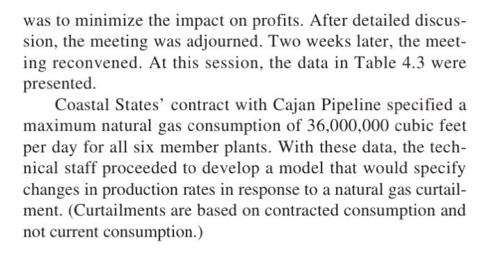 Second, the demand for natural gas was soaring