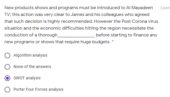 3 point New products shows and programs must be