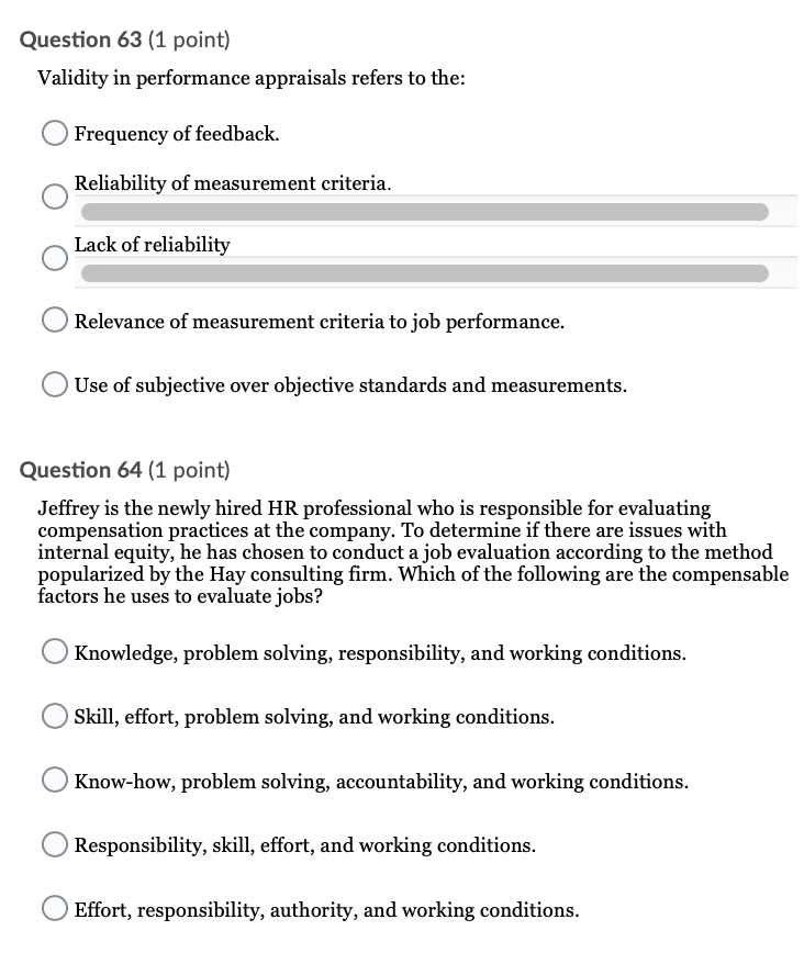 Question 61 (1 point) Ben, a new manager, is