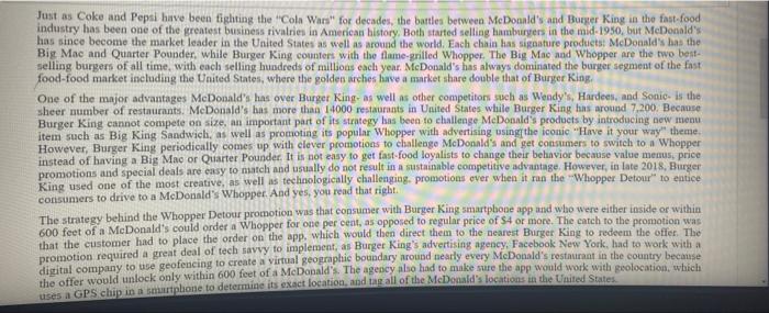 Just as Coke and Pepal have been fighting the