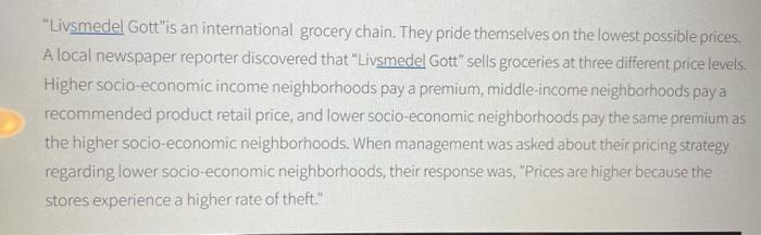 "Livsmedel Gott"is an international grocery