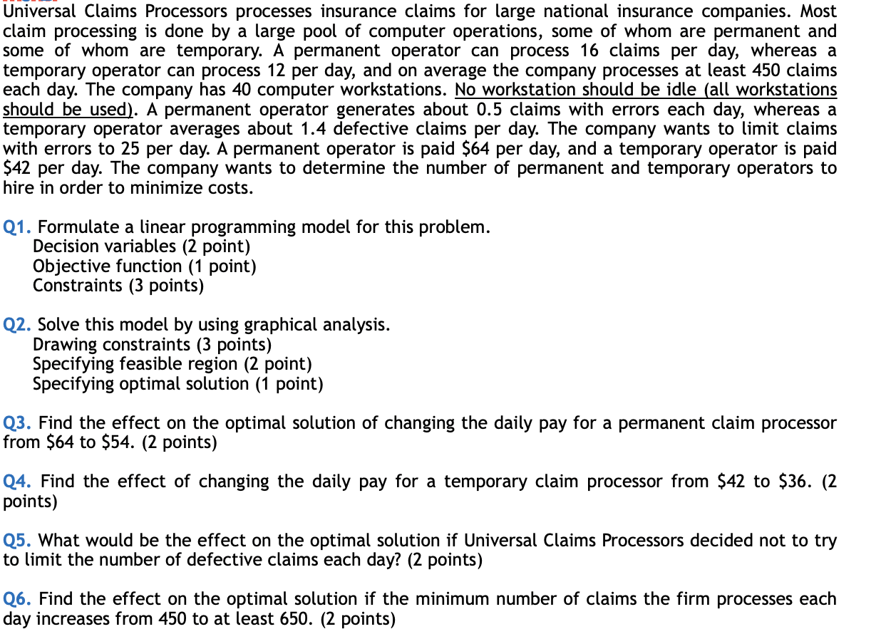 I'm just confused. Universal Claims Processors