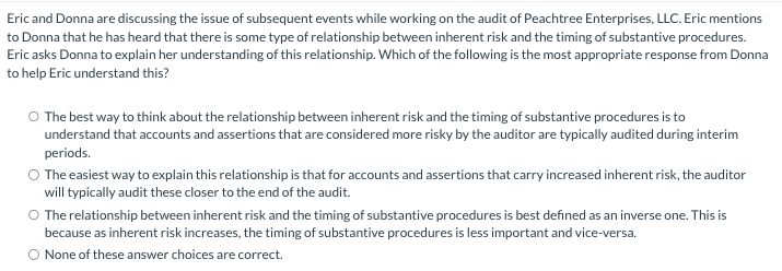 #17 Eric and Donna are discussing the issue of