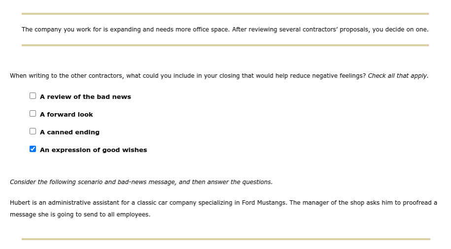 The company you work for is expanding and needs