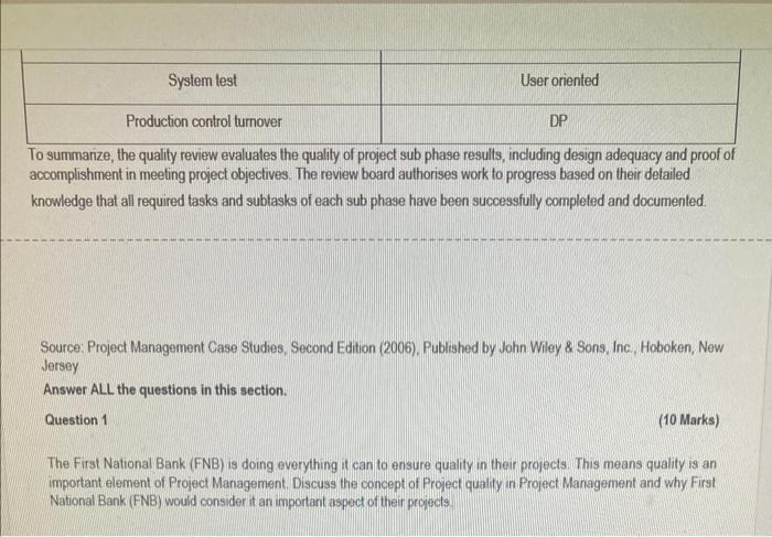 Read the case study below and answer the