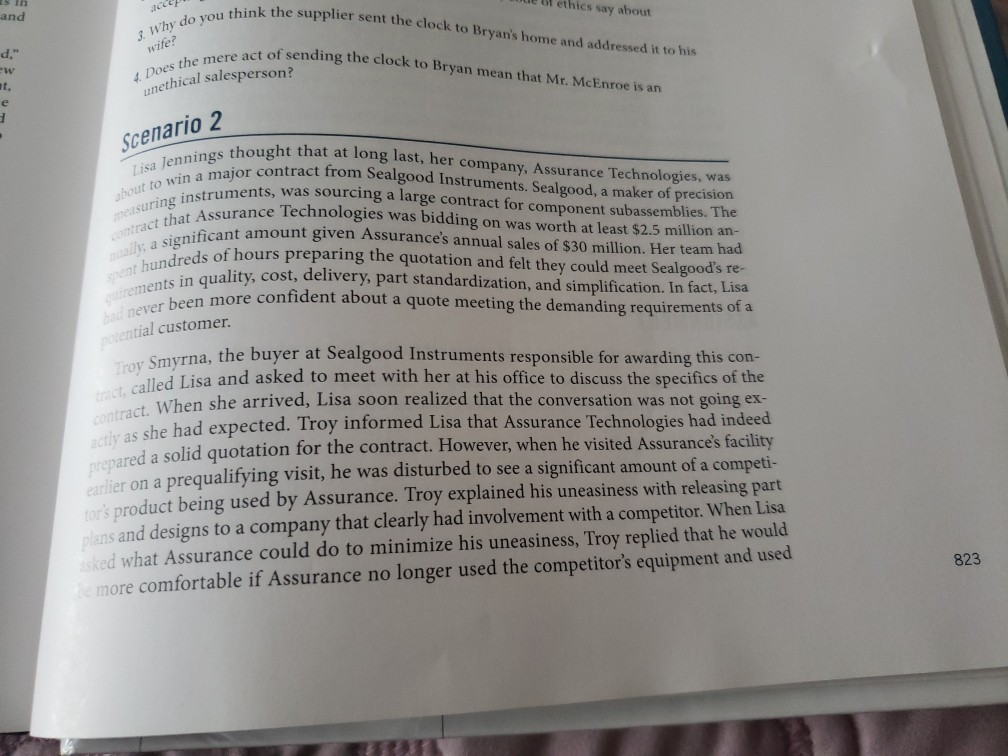 act, called Lisa and asked to meet with her at