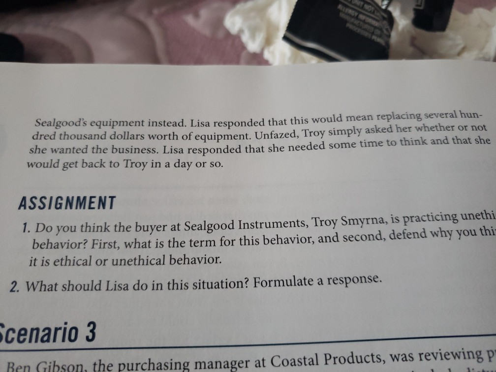 act, called Lisa and asked to meet with her at