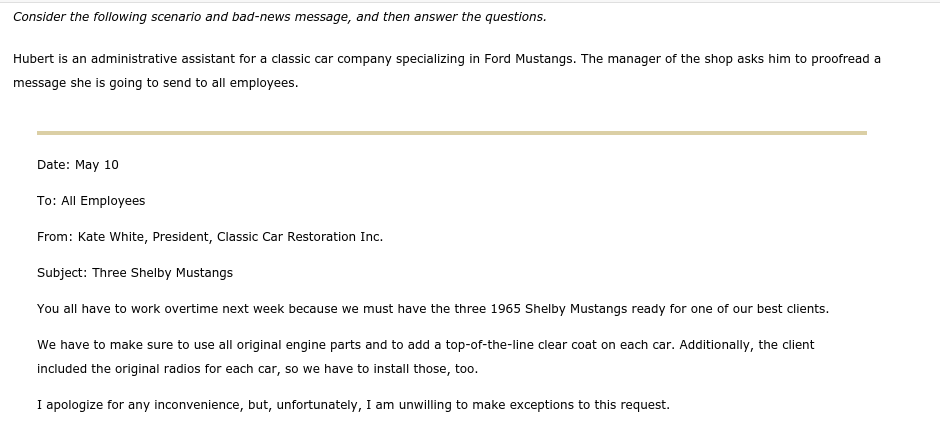 The company you work for is expanding and needs