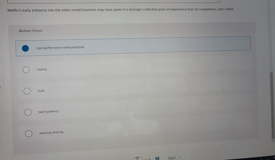 high performance work practice is not the right