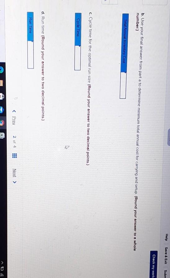 Problem 12-4 (Algo) A toy manufacturer uses