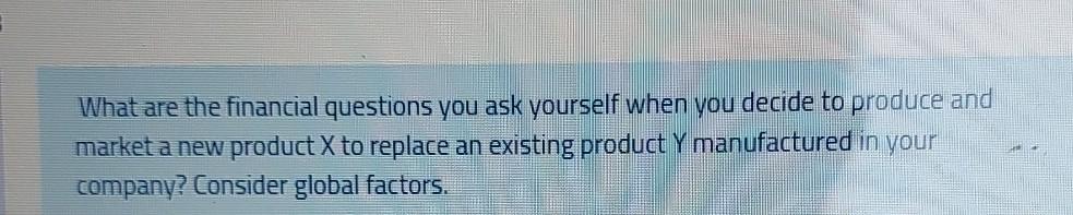 please fast What are the financial questions you