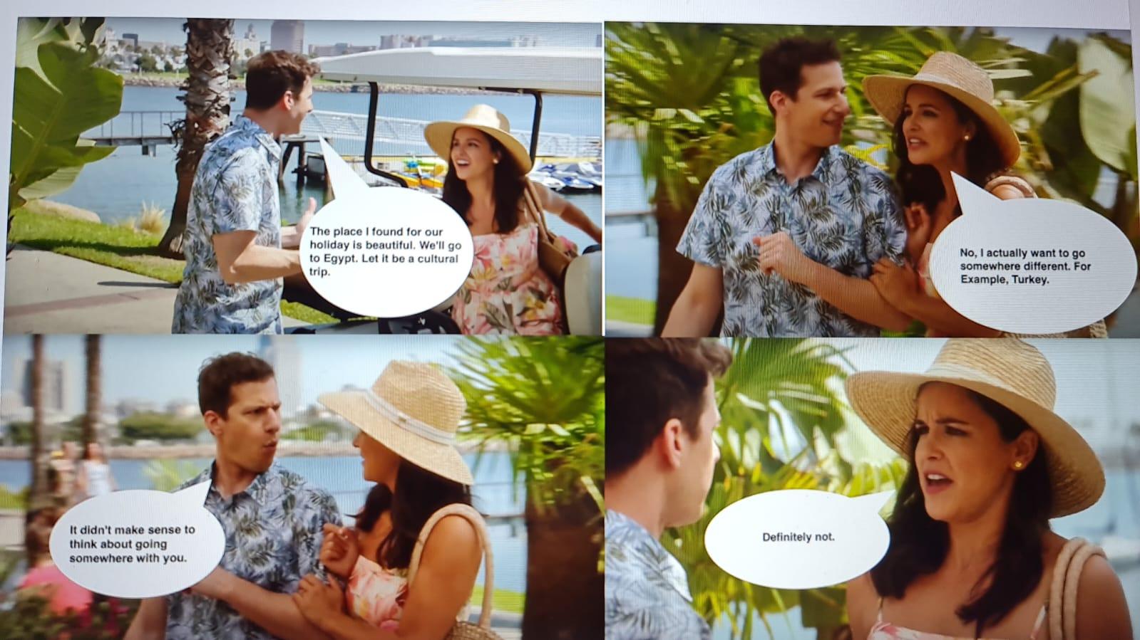 write the observations first then analyse the