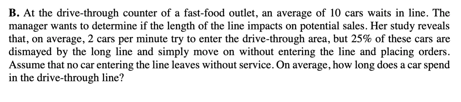 B. At the drive-through counter of a fast-food