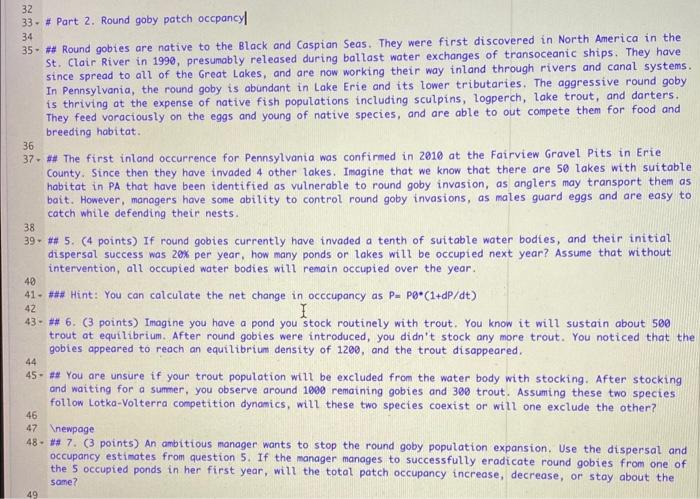 Please solve those questions in R studio and post