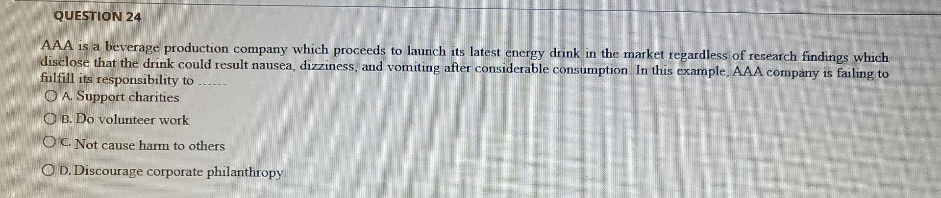 QUESTION 23 Omar is describing the culture of the