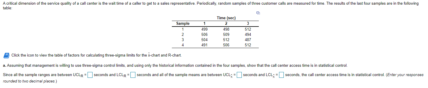 A critical dimension of the service quality of a
