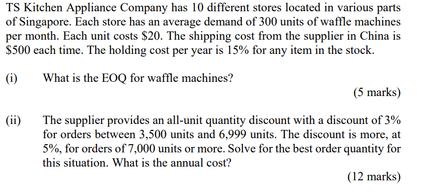 Please provide explanations and calculations . DO