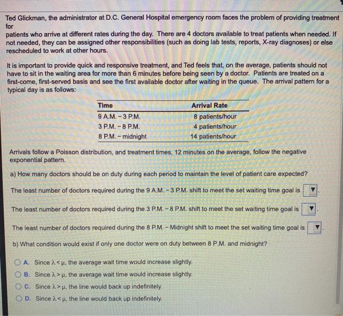 Ted Glickman, the administrator at D.C. General