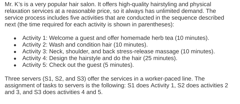 please show all work Mr. K's is a very popular