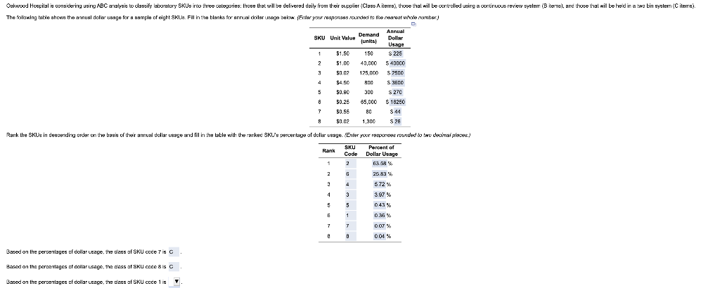 Oakwood Hospital is considering using ABC