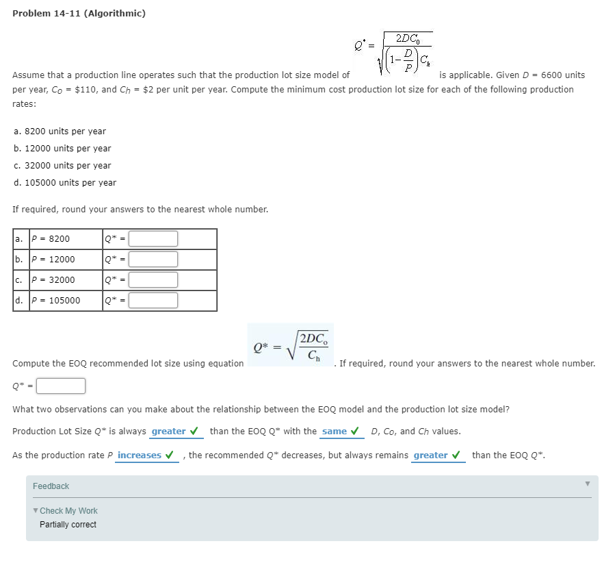 Problem 14-11 (Algorithmic) 2DC. C Assume that a