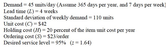 ABC Bookshop uses a continuous review system for