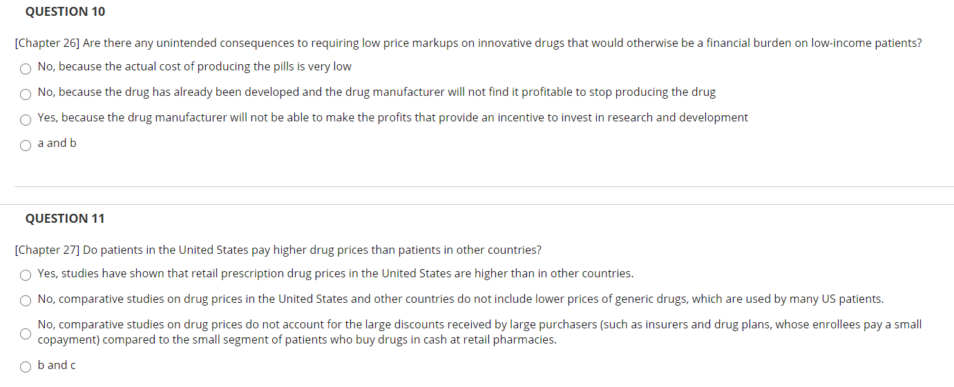 QUESTION 6 [Chapter 26] Are there any adverse