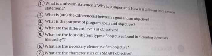 1. What is a mission statement? Why is it