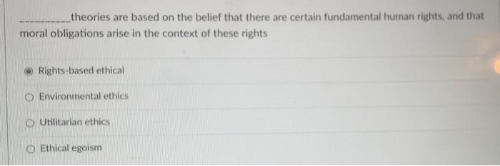 theories are based on the belief that there are