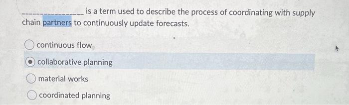 is a term used to describe the process of