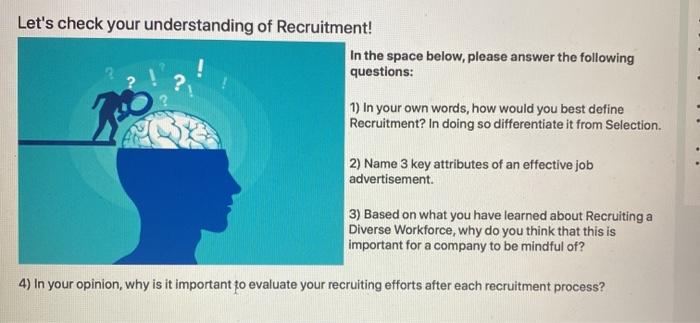 (Human Resource Management) Let's check your