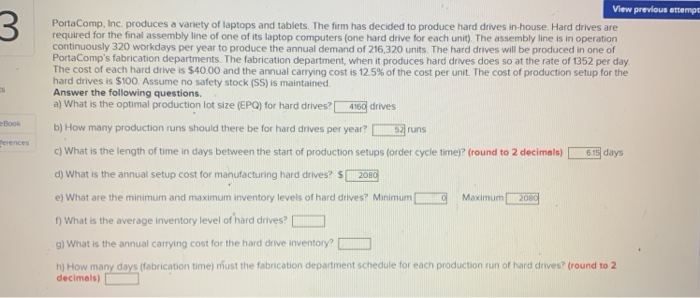 Es - Book ferences View previous attempt