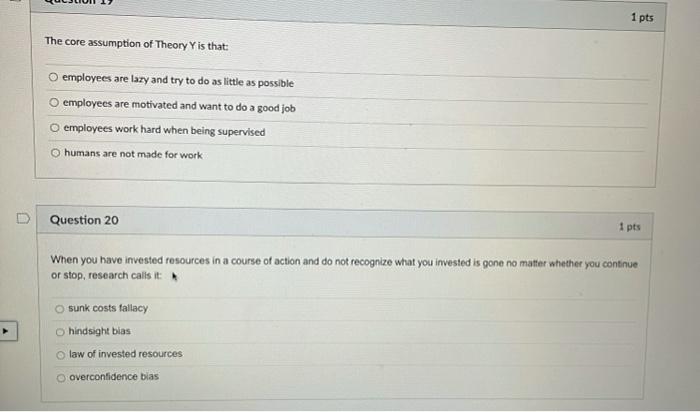 1 pts Proactivity when you start a new job is