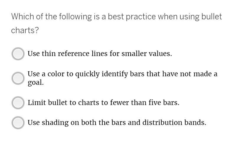 Tableau questions Which of the following is a