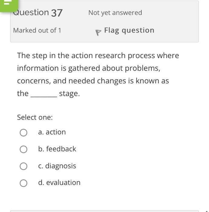 Question 36 Not yet answered Marked out of 1 p