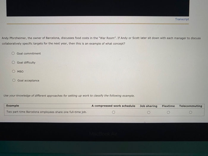 Transcript Andy Pforzheimer, the owner of
