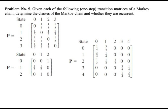 1 1 3 3 1 3 Im 1 2 Problem No. 5. Given each of