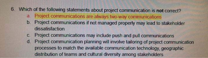 Management Information Systems 6. Which of the