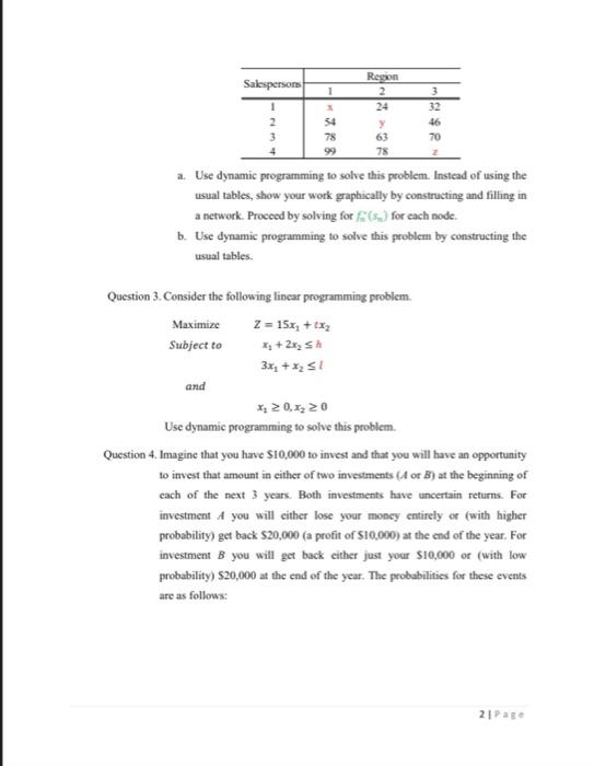 question1: X=1.5,y=2,z=2 question2:X=35,y=42,z=79