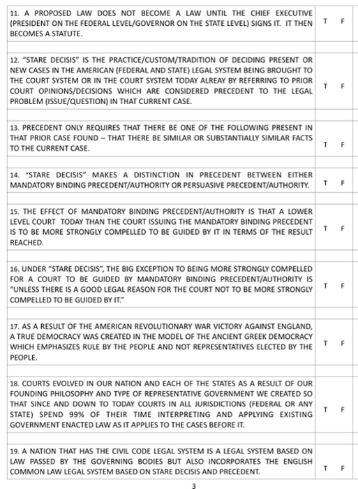 1.LAW CONSISTS OF RULES THAT