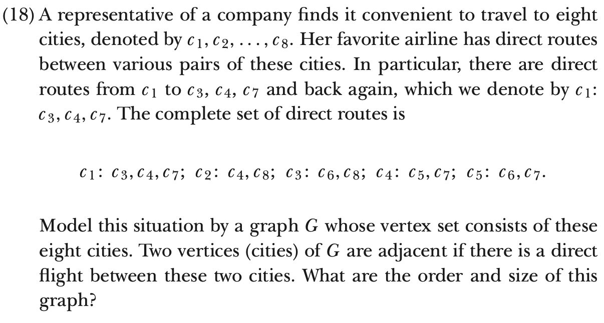 (18) A representative of a company finds it