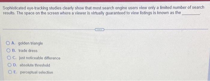 Sophisticated eye-tracking studies clearly show